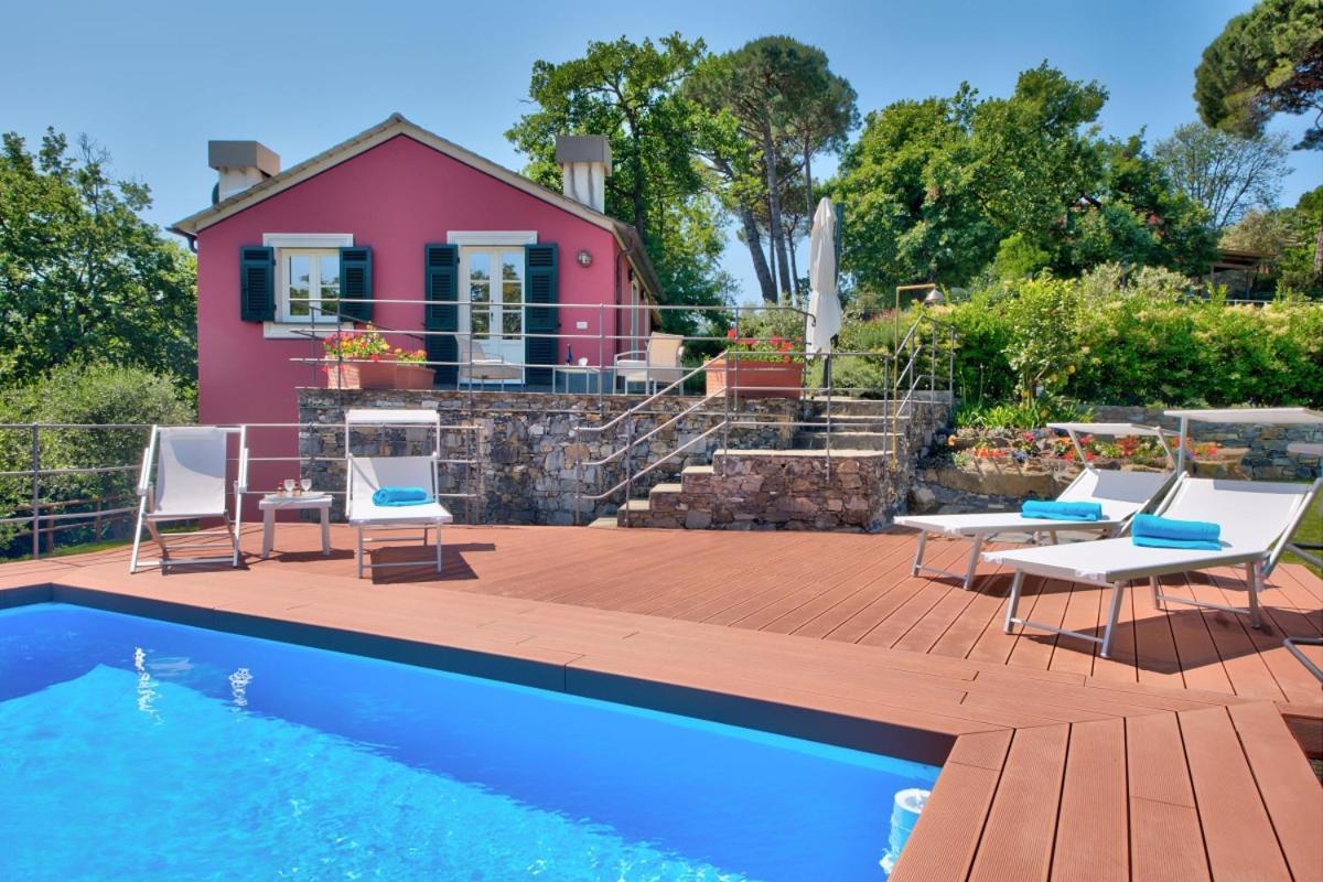 I Giardini Di Camogli - Villa Sarvia, Garden&Pool Luaran gambar